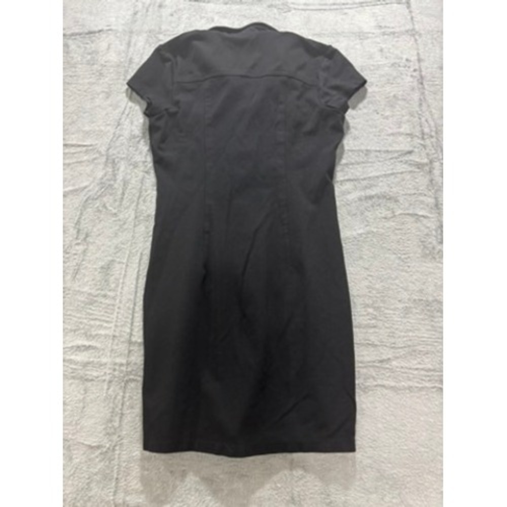 Guess Black Shirt Dress Womens S Button Front Stretch Collared Mini Dress - Picture 7 of 14